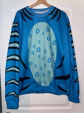 Halloween - Derpy Tiger Sweatshirt Cosplay - Unisex - fits like L/XL